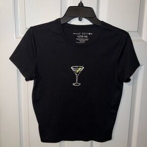 Social Edition Black Martini Graphic Tee